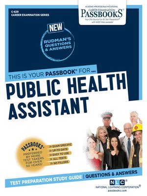 cover image of Public Health Assistant